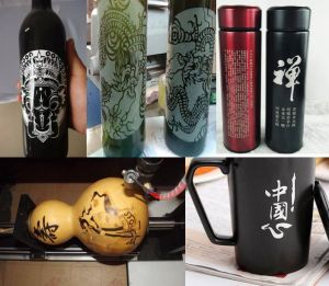 白银酒瓶葫芦工艺品激光雕刻机